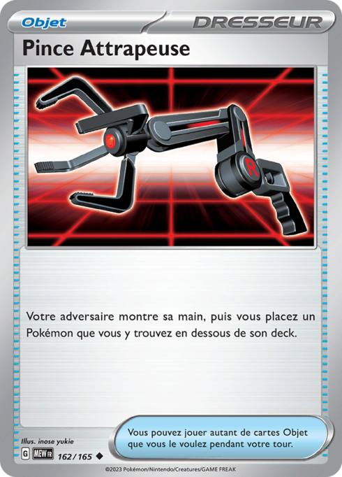 EV03.5 [FR] MEW (REVERSE) 162 PINCE ATTRAPEUSE