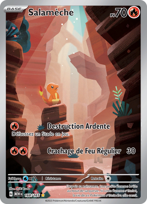 EV03.5 [FR] MEW 168 SALAMECHE (SECRETE ILLUSTRATION RARE)