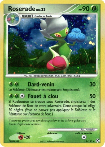 DP01 - 013 ROSERADE (HOLO REVERSE)