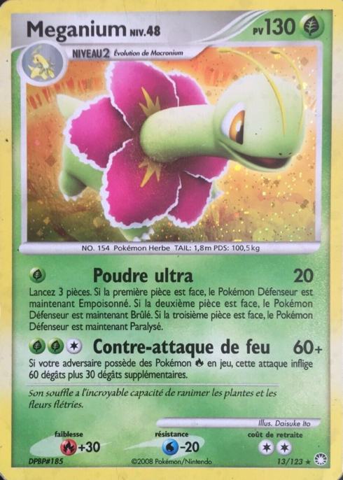 DP02 [FR] MT 013 MEGANIUM (HOLO)