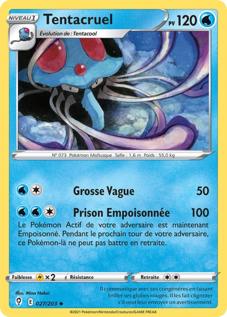 EB07 [FR] EVS (REVERSE) 027 TENTACRUEL