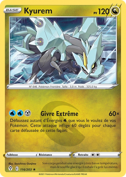 EB07 [FR] EVS (REVERSE) 116 KYUREM (HOLO)