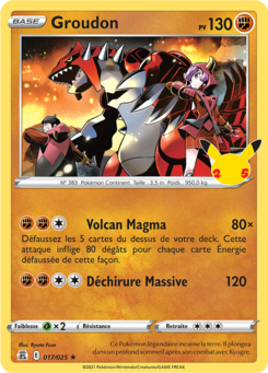 EB07.5 [FR] CEL 17 GROUDON (RARE)