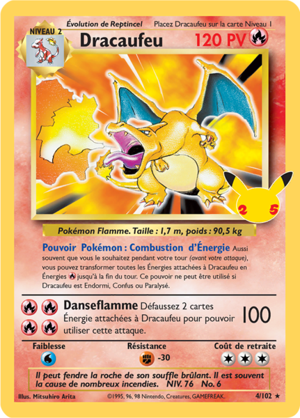 EB07.5 [FR] CEL 27 SET DE BASE 04 DRACAUFEU (SECRETE RARE)