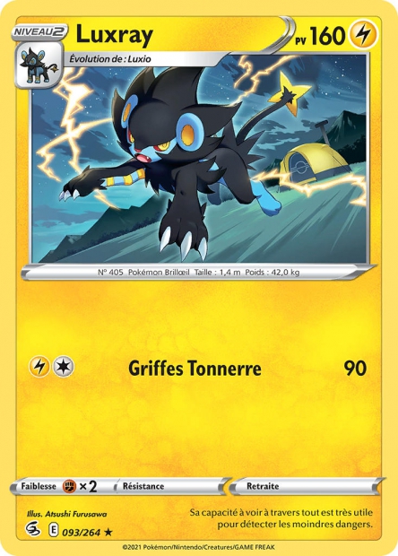 EB08 [FR] FST 093 LUXRAY (RARE)
