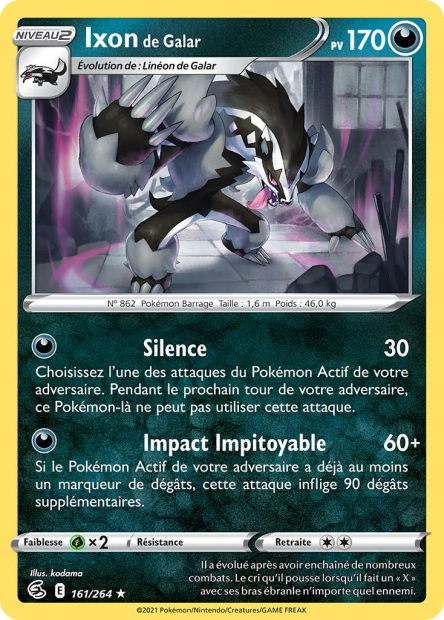 EB08 [FR] FST (REVERSE) 161 IXON DE GALAR (HOLO)