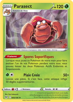 EB11 [FR] LOR (REVERSE) 005 PARASECT (RARE)