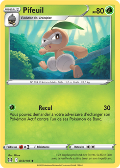 EB11 [FR] LOR (REVERSE) 012 PIFEUIL (HOLO)
