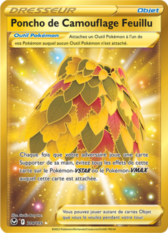 EB12 [FR] SIT 214 PONCHO DE CAMOUFLAGE FEUILLU (SECRETE GOLD)