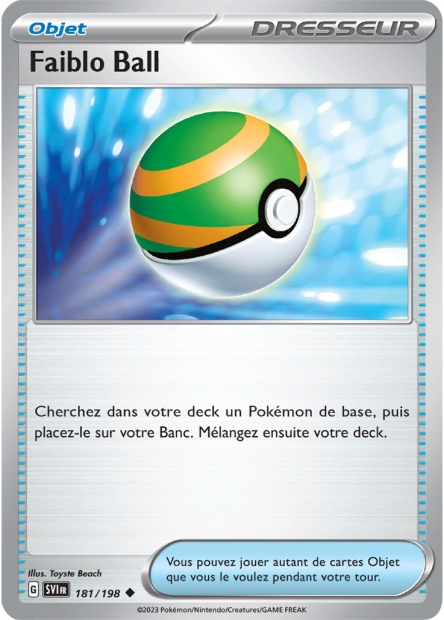 EV01 [FR] SVI (REVERSE) 181 FAIBLO BALL (UNCO)