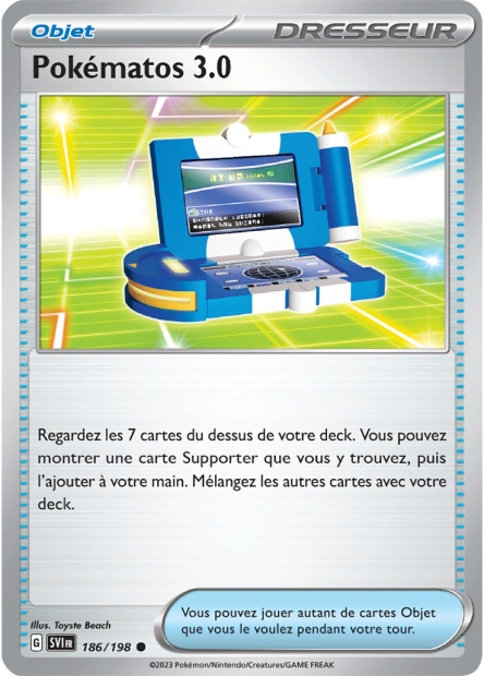 EV01 [FR] SVI (REVERSE) 186 POKEMATOS 3.0 (COMMUNE)