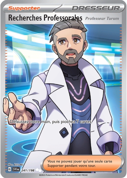 EV01 [FR] SVI 241 RECHERCHES PROFESSORALES PROFESSEUR TURUM (SECRETE ULTRA RARE)