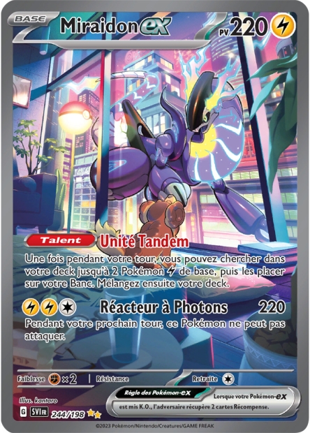EV01 [FR] SVI 244 MIRAIDON EX (SECRETE ILLUSTRATION SPECIALE RARE)