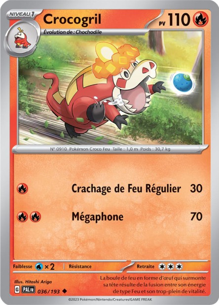 EV02 [FR] PAL (REVERSE) 036 CROCOGRIL