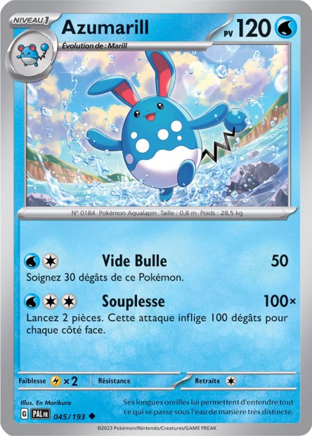 EV02 [FR] PAL (REVERSE) 045 AZUMARILL
