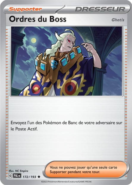 EV02 [FR] PAL (REVERSE) 172 ORDRES DU BOSS (HOLO)