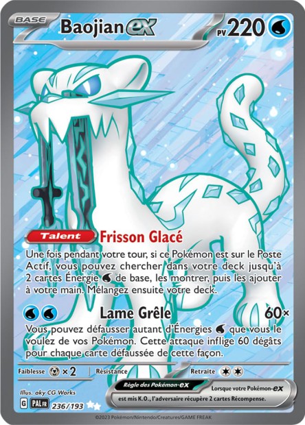 EV02 [FR] PAL 236 BAOJIAN EX (SECRETE ULTRA RARE)