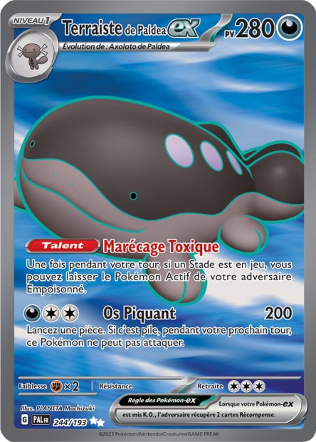 EV02 [FR] PAL 244 TERRAISTE DE PALDEA EX (SECRETE ULTRA RARE)
