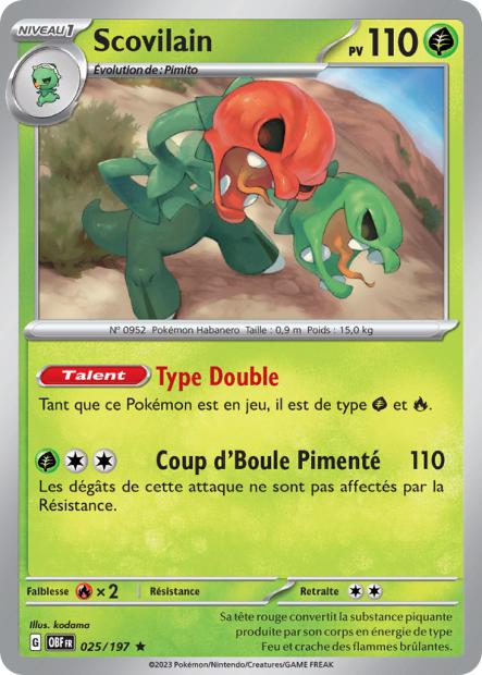 EV03 [FR] OBF (REVERSE) 025 SCOVILAIN (HOLO)