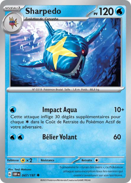 EV03 [FR] OBF (REVERSE) 047 SHARPEDO
