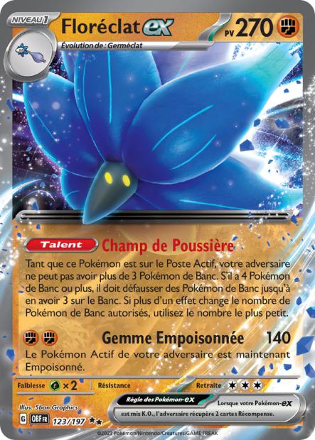 EV03 [FR] OBF 123 FLORECLAT EX (DOUBLE RARE)