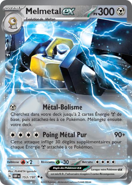 EV03 [FR] OBF 153 MELMETAL EX (DOUBLE RARE)