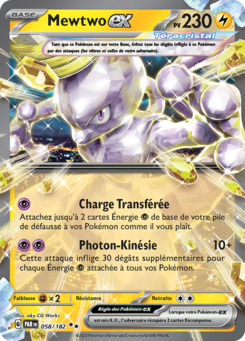 EV04 [FR] PAR 058 MEWTWO EX TERACRISTAL (DOUBLE RARE)