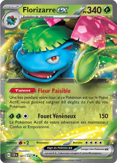 EV07 [FR] SCR 001 FLORIZARRE EX (DOUBLE RARE)