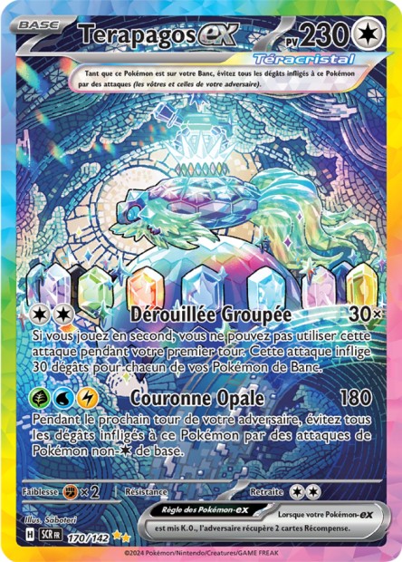 EV07 [FR] SCR 170 TERAPAGOS EX (SECRETE ILLUSTRATION SPECIALE RARE)