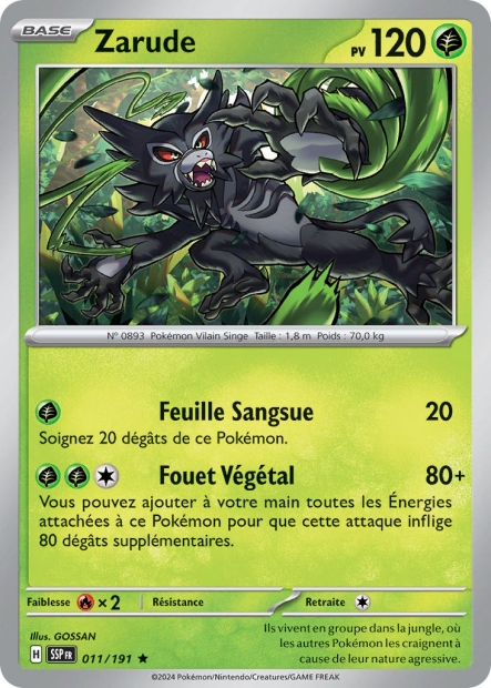 EV08 [FR] SSP (REVERSE) 011 ZARUDE (HOLO)