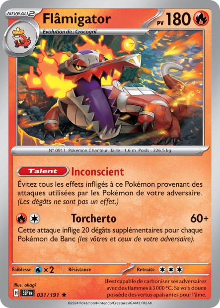 EV08 [FR] SSP 031 FLAMIGATOR (HOLO)