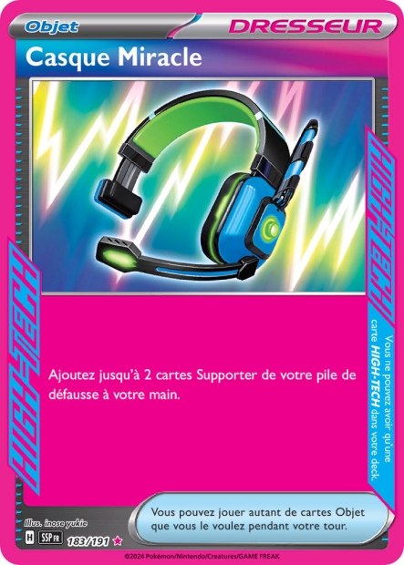 EV08 [FR] SSP 183 CASQUE MIRACLE (HIGH-TECH RARE)