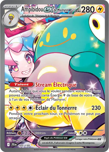 EV09 [FR] JTG 183 AMPIBIDOU EX DE MASHYNN (SECRETE ILLUSTRATION SPECIALE RARE)