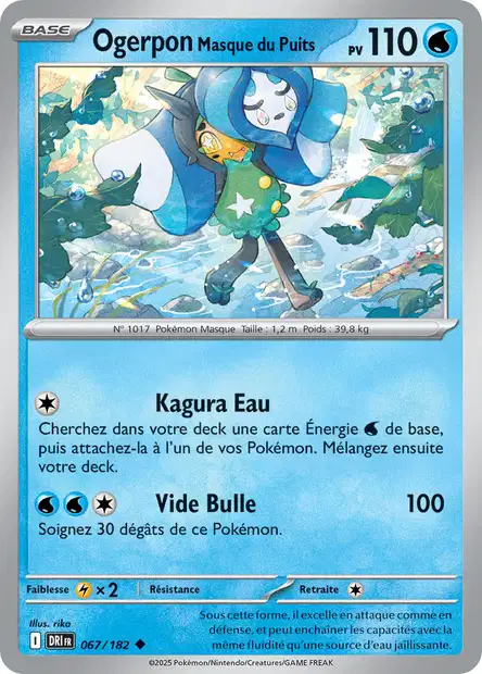 EV10 [FR] DRI (REVERSE) 067 OGERPON MASQUE DU PUITS (UNCO)