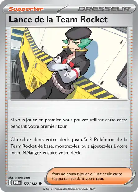 EV10 [FR] DRI (REVERSE) 177 LANCE DE LA TEAM ROCKET (UNCO)