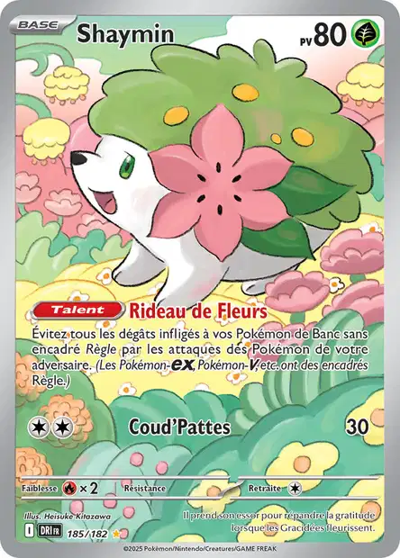 EV10 [FR] DRI 185 SHAYMIN (SECRETE ILLUSTRATION RARE)