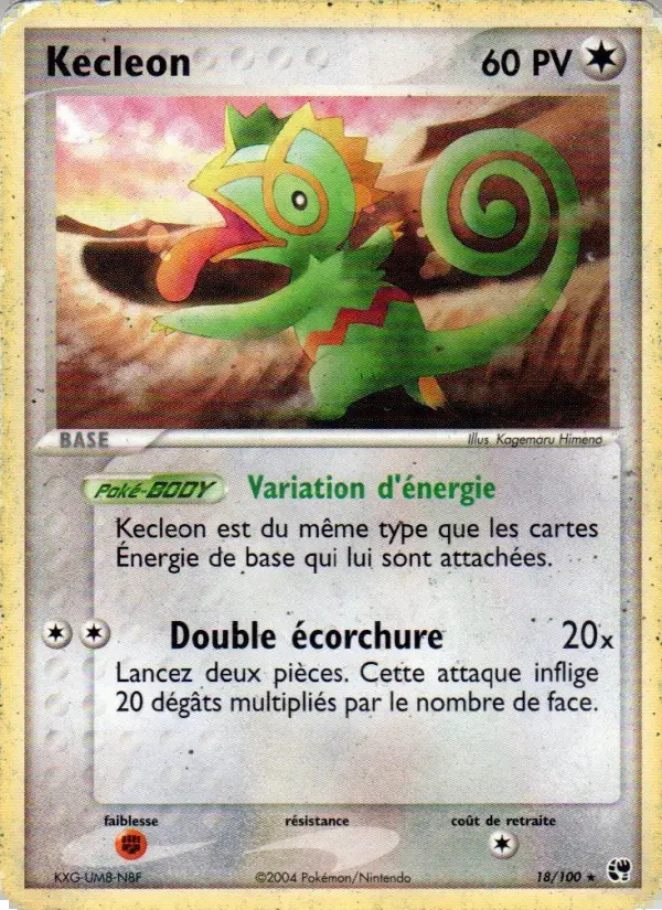 EX02 [FR] SS 018 KECLEON (RARE)