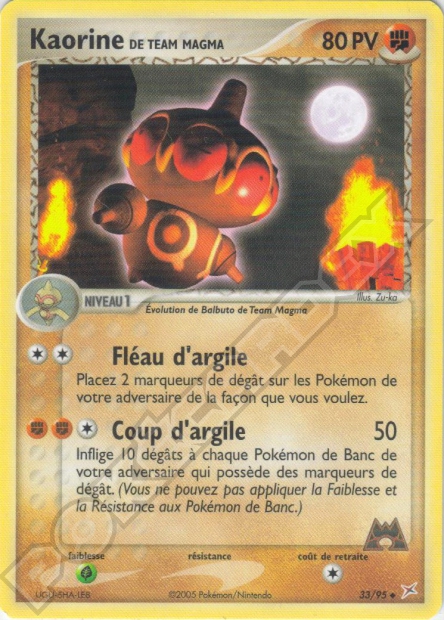 EX05 [FR] MA 033 KAORINE DE TEAM MAGMA