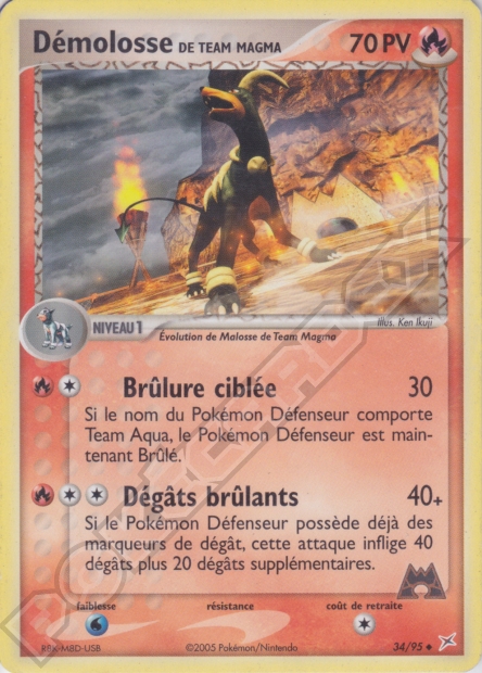 EX05 [FR] MA 034 DEMOLOSSE DE TEAM MAGMA