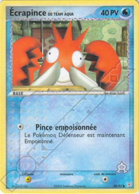 EX05 [FR] MA 050 ECRAPINCE DE TEAM AQUA