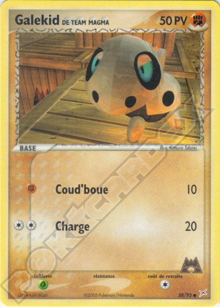 EX05 [FR] MA 058 GALEKID DE TEAM MAGMA