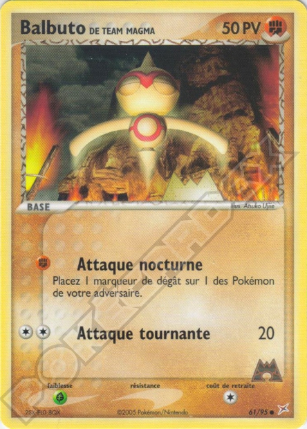 EX05 [FR] MA 061 BALBUTO DE TEAM MAGMA