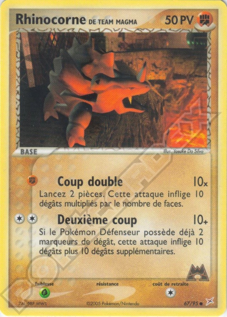 EX05 [FR] MA 067 RHINOCORNE DE TEAM MAGMA