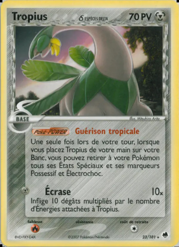 EX14 [FR] DF 023 TROPIUS ESPECES DELTA (RARE)