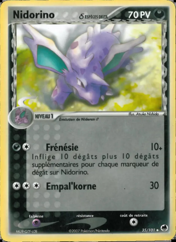 EX14 [FR] DF 035 NIDORINO ESPECES DELTA