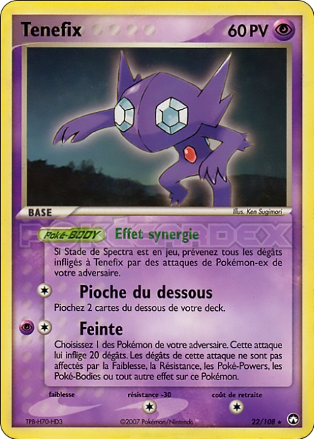 EX15 [FR] PK 022 TENEFIX (RARE)