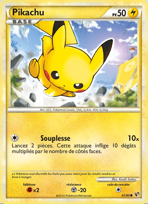 HGSS03 [FR] UD 061 PIKACHU