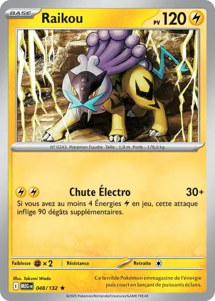 ME01 [FR] MEG 048 Raikou (HOLO)