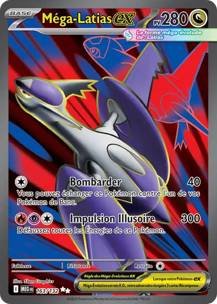 ME01 [FR] MEG 163 Mga-Latias ex (SECRETE ULTRA RARE)