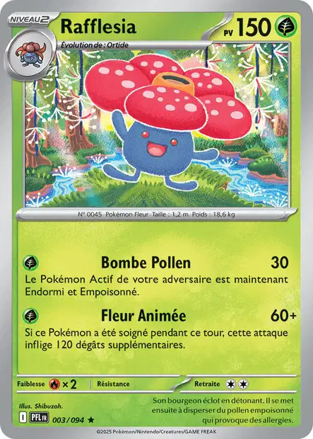 ME02 [FR] PFL (REVERSE) 003 RAFFLESIA (HOLO)
